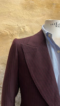 Carica l'immagine nel visualizzatore di Gallery, Monopetto sartoriale anni '70 bordeaux - 44/6