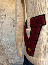 Carica l'immagine nel visualizzatore di Gallery, Cardigan letterman anni ‘50 - M