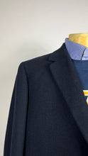 Carica l'immagine nel visualizzatore di Gallery, Cappotto lambswool blu scuro - Aquascutum - 52