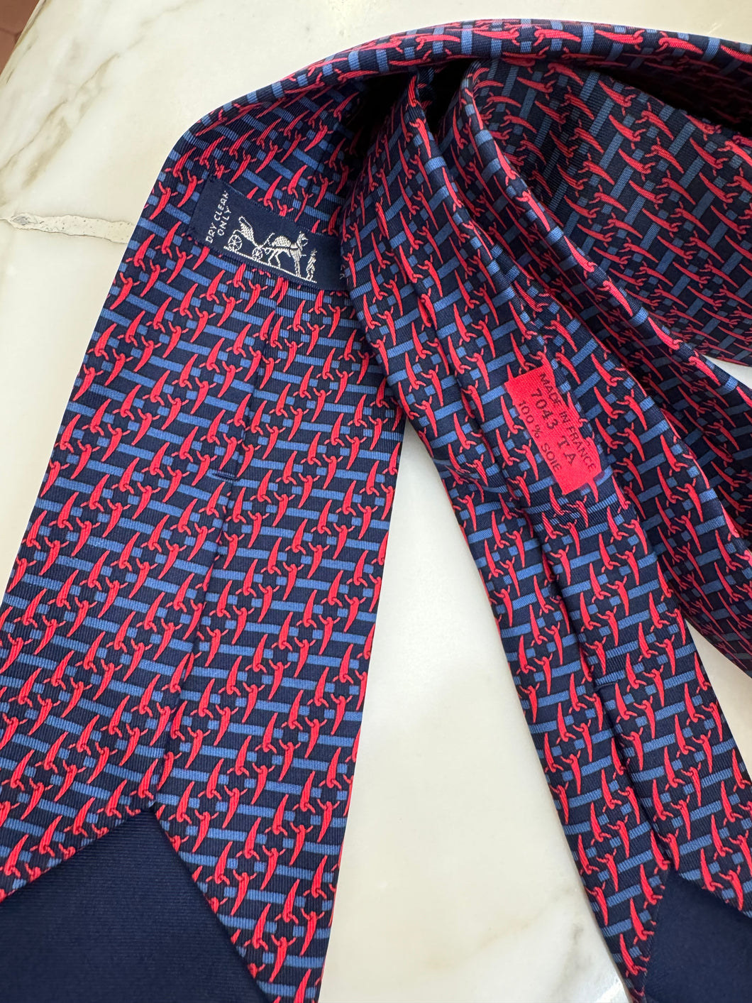 Cravatta Hermés - cm 8,5