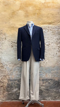 Carica l'immagine nel visualizzatore di Gallery, Blazer blu twill - 50/2
